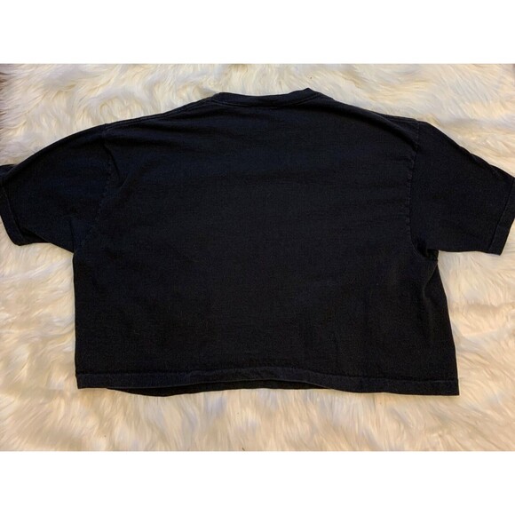 Disney MGM Studios 1987 Diamond Dust Black Cropped T-Shirt One Size Unisex USA - Picture 8 of 8